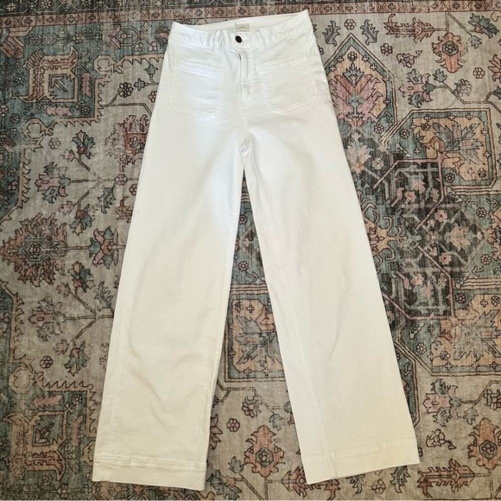 Ann Mashburn White Denim Pants (Size‎ 25)